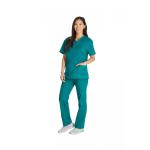Dickies Signature V-neck Scrub Top Hunt Green 2XS C CH86706HUNTXXS WIS22414