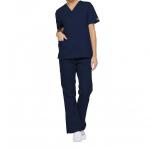 Dickies Signature V-neck Scrub Top Navy L CH86706NAVYL WIS22417