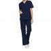 Dickies Signature V-neck Scrub Top Navy XL CH86706NAVYXL WIS22420