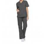 Dickies Signature V-neck Scrub Top Pewter L CH86706PEWTL WIS22425