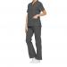 Dickies Signature V-neck Scrub Top Pewter 2XS CH86706PEWTXXS WIS22430