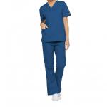 Dickies Signature V-neck Scrub Top Ro Blue L CH86706ROYAL WIS22433