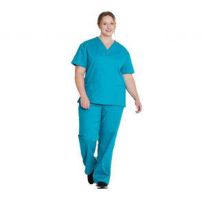 Dickies Signature V-neck Scrub Top Teal XL CH86706TEALXL WIS22444