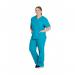 Dickies Signature V-neck Scrub Top Teal XL CH86706TEALXL WIS22444