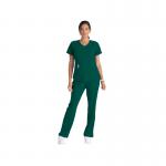 Skechers SK101 Breeze Female Scrub Top Hunter Green Size XXS SK101HUNTXXS WIS24631