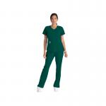 Skechers SK101 Breeze Female Scrub Top Hunter Green Size L SK101HUNTL WIS24635