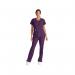Skechers SK101 Breeze Female Scrub Top Grape Size 4XL SK101GRAP4XL WIS24639
