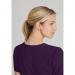 Skechers Womens V-Neck Scrub Top Eggplant L SK102EGGPL WIS24659