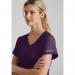 Skechers Womens V-Neck Scrub Top Eggplant XL SK102EGGPXL WIS24673