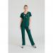 Skechers Womens V-Neck Scrub Top Hunter Green 2XS S SK102HUNTXXS WIS24674