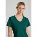 Skechers Womens V-Neck Scrub Top Hunter Green S S SK102HUNTS WIS24676