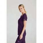 Skechers Womens V-Neck Scrub Top Eggplant 2XL SK102EGGP2XL WIS24684