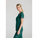 Skechers Womens V-Neck Scrub Top Hunter Green 3XL S SK102HUNT3XL WIS24689