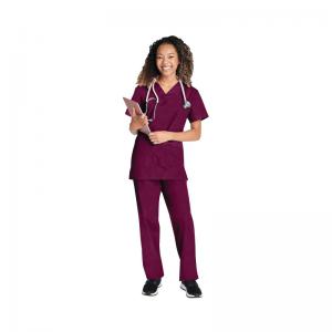 Cherokee Originals Unisex Scrub Set Wine XS WW530CWINEXS WIS25013