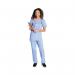 Cherokee WW530C Unisex Scrub Set Top and Trouser Ceil Blue Size 3XL WW530CCEIL3XL WIS25296