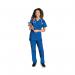 Cherokee WW530C Unisex Scrub Set Top and Trouser Royal Blue Size XS WW530CROYAXS WIS25333