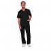 Cherokee Revolution V-Neck Scrub Top Black M CHWW670BLACM WIS25346