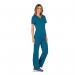 Cherokee Revolution Mock Wrap Top Caribbean Blue 2XL CHWW610CARI2XL WIS25447