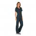 Cherokee Revolution Mock Wrap Top Pewter L CHWW610PEWTL WIS25473
