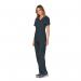 Cherokee Revolution Mock Wrap Top Pewter 2XS CHWW610PEWTXXS WIS25478