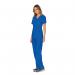 Cherokee Revolution Mock Wrap Top Royal Blue L CHWW610ROYAL WIS25481