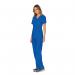 Cherokee Revolution Mock Wrap Top Royal Blue XS CHWW610ROYAXS WIS25485