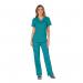 Cherokee WW610 Revolution Mock Wrap Top Teal Blue XXS CHWW610TEALXXS WIS25494
