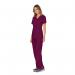 Cherokee Revolution Mock Wrap Top Wine 2XL CHWW610WINE2XL WIS25503