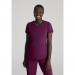 Skechers Slip-ins Serene Knit Scrub Top: Professional Comfort for Healthcare Professionals Wine XL WIS28063