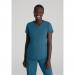 Skechers Slip-ins Serene Knit Scrub Top: Professional Comfort for Healthcare Professionals Bahama Bl WIS28068
