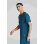 Skechers Slip-ins Flex Knit Scrub Top - Professional Comfort for Healthcare Heroes Bahama Blue S WIS28107