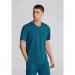 Skechers Slip-ins Flex Knit Scrub Top - Professional Comfort for Healthcare Heroes Bahama Blue XL WIS28110