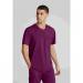 Skechers Slip-ins Flex Knit Scrub Top - Professional Comfort for Healthcare Heroes Wine L WIS28114