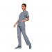 Cherokee Unisex Scrub Top Grey L CH4700GREYL WIS28342