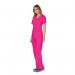 Cherokee Revolution Mock Wrap Top Electric Pink XS CHWW610EPINXS WIS29111
