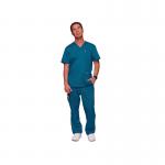 Cherokee Revolution WW670 V Neck Scrub Top Caribbean Blue Size 3XL CHWW670CARI3XL WIS29130