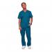 Cherokee Revolution V-Neck Scrub Top Carib Blu S CHWW670CARIS WIS29135