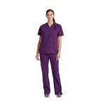Dickies Signature V-neck Scrub Top Eggplant 3XL CH86706EGGP3XL WIS29500