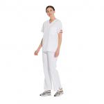 Dickies Signature Unisex Scrub Top: Comfort, Style & Practicality for Healthcare Professionals White WIS30017
