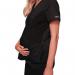 Cherokee Revolution Maternity Top Black L WWE688BLACL WIS30087
