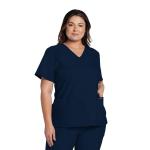 Cherokee Originals Ultra Female V-neck Scrub Top: Professional Comfort for Healthcare Professionals WIS30845