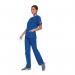 Cherokee Unisex Scrub Top Galaxy Blue S CH4700GABLS WIS32306