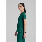 Barco One Pulse Scrub Top Hunt Grn M B BA5106HUNTM WIS34220