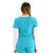 Skechers Breeze Womens Scrub Top Turquoise S SK101TURQS WIS36574