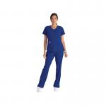 Skechers SK101 Breeze Female Scrub Top Galaxy Blue Size XL SK101GABLXL WIS36609