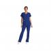 Skechers SK101 Breeze Female Scrub Top Galaxy Blue Size XL SK101GABLXL WIS36609