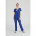 Skechers Womens V-Neck Scrub Top Galaxy Blue 2XS SK102GABLXXS WIS36641