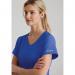 Skechers Womens V-Neck Scrub Top Galaxy Blue XS SK102GABLXS WIS36642