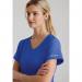 Skechers Womens V-Neck Scrub Top Galaxy Blue XL SK102GABLXL WIS36646