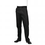 Work in Style MT037 Male Healthcare Trouser Black Size 32 in MT037BLAC32 WIS37792